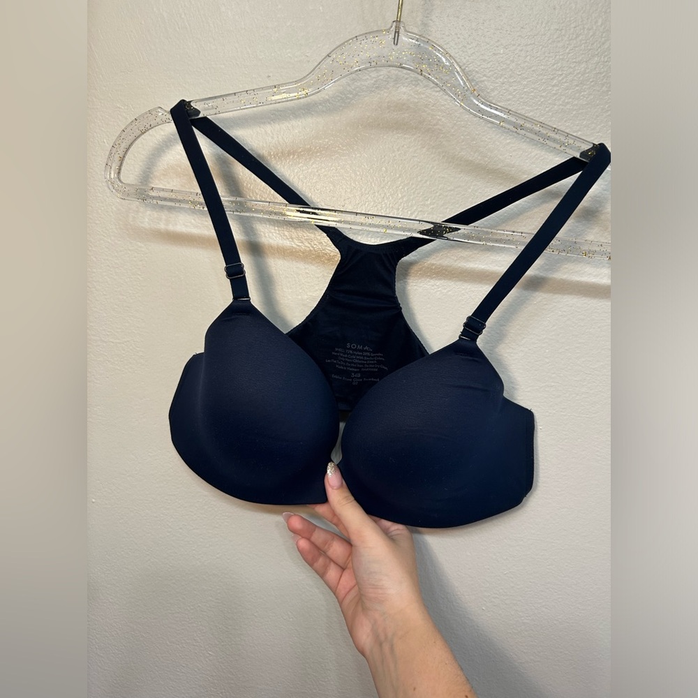 soma, navy blue, 34b